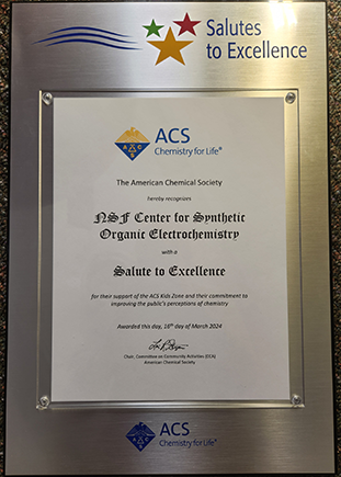 CSOE earns an ACS Salute to Excellence award